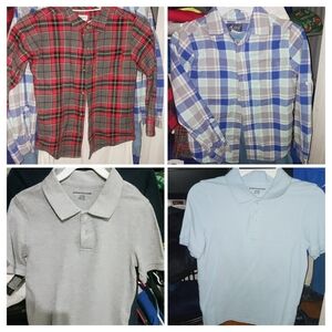 The Children's Place Red and Gray Shirts Collection